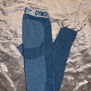 New Gymshark Flex Leggings - Deep Teal/Ice Blue
